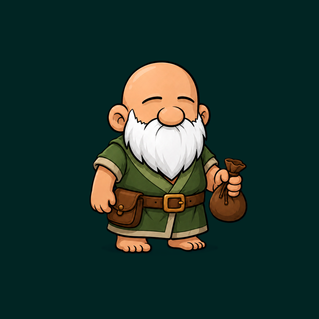 Merchant gnome illustration