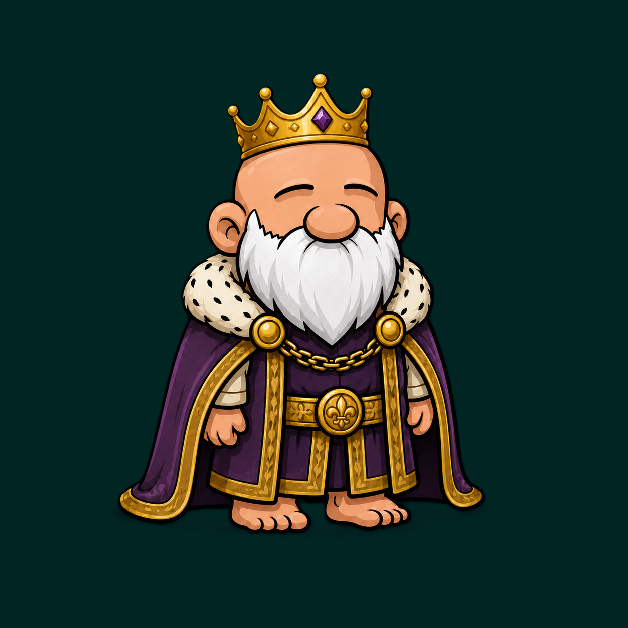 Nobility gnome illustration